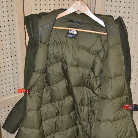THE NORTH FACE Women Green Zip Front with Detachable Hood Size L - Picture 6 of 10